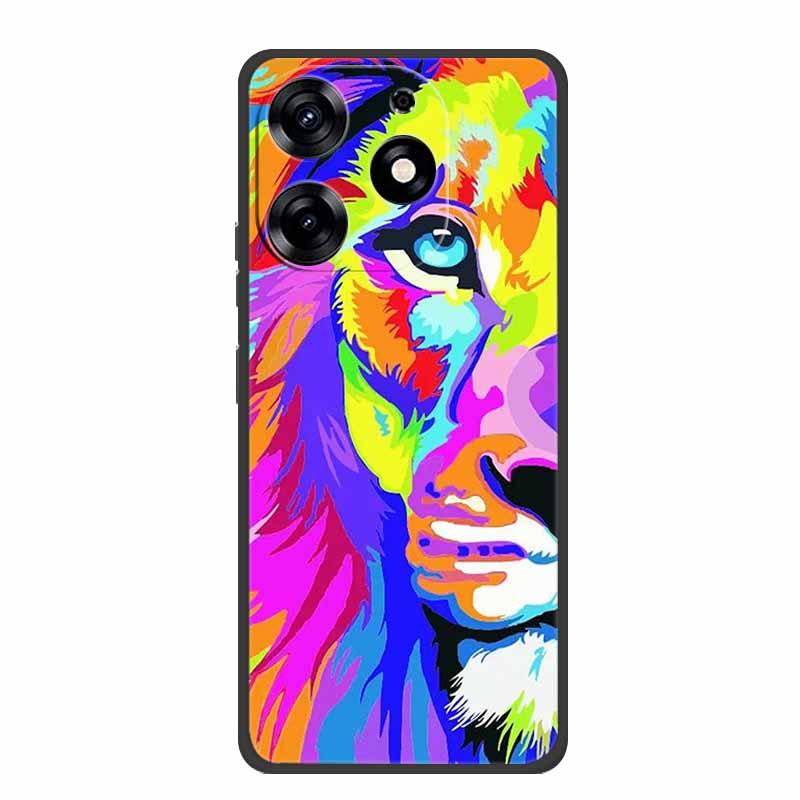 For Infinix Smart 8 Plus Case Luxury Soft Silicone TPU Phone Cases Cover For Infinix Smart8 Plus Protective Flower Painted Coque