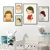 Yoshitomo Nara Decorative Painting Girls' Room Japanese Style Hanging Painting Bedroom Bedside Creative Cartoon Mural Doll