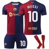 Barcelona Messi Kids Soccer Jersey YSHT Polyester 120-130cm Blue