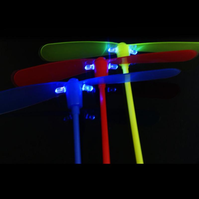 Plastic Dragonfly Toys Aero Props Plastic Propeller Aerodragonfly Toy Glowing Dragonfly Toys Copter Led for Sky Glider
