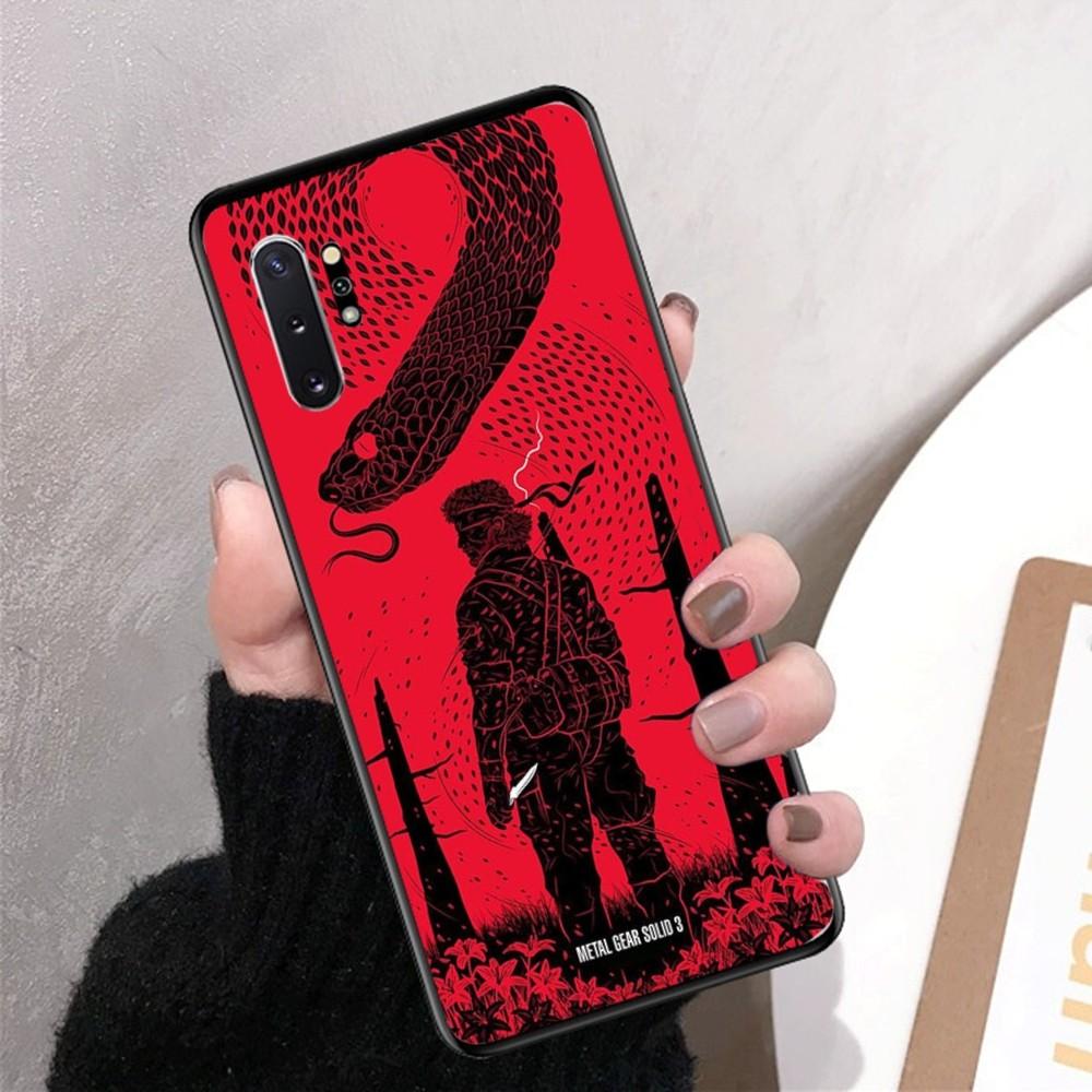 M-Metal Gear S-Solid Game Phone Case For Samsung Note 8 9 10 20 Pro Plus Lite M 10 11 20 30 21 31 51 A 21 22 42 02 03