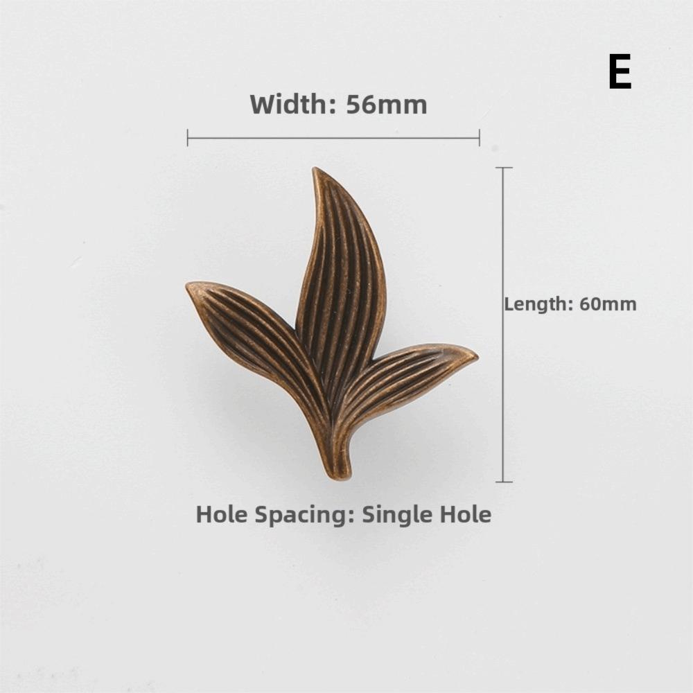 

Zinc Alloy Drawer Knob Gold Finish Creative Petal Design Drawer Handle Bronze Finish Flower Shaped Handle Furniture Cabinet