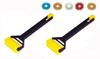 Acupressure Health Care Systems Hand Plastic Mini Energy Double Roller Massager + Sujok Rings Set Of 5 Mini Roller