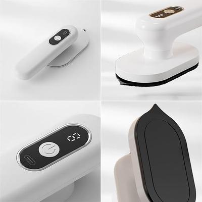 Cordless Mini Iron 180° Rotatable Steam Iron Compact Mini Handheld Iron 30 Second Heat Up USB Charging for Clothes Family Home