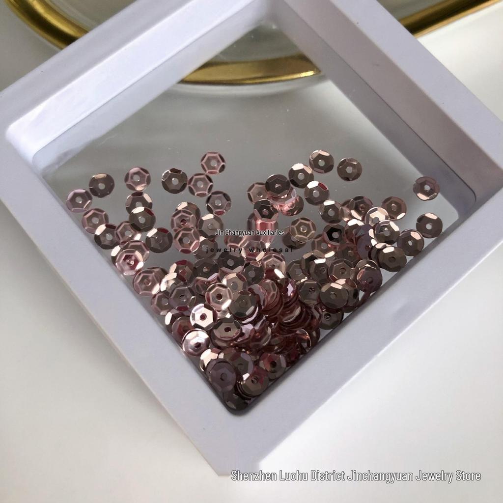 Pink Series Seed Beads & Sequins for DIY Handcrafts and Ancient Style Embroidery