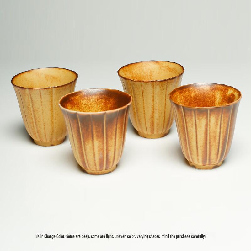 Changqi Vintage Petal Ceramic Tea Cup Set