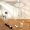 Convenient Clear Necklace Display Rack Jewelry Necklace Stand Organizers Clear Acrylic Rotatable Display Holder Shelves