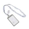 Lanyards Credential Holder Transparent Retractable Badge Reel with Lanyard Nurse Accessories for Work Removable ID Card Holder