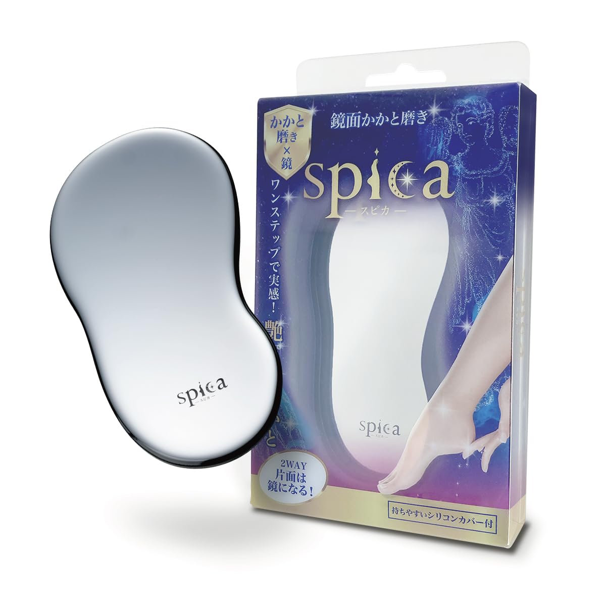 

Spica Mirror Heel Heel Heel by Copa Corporation Polisher, Polisher, File, Glass, Polished, Black, чёрный