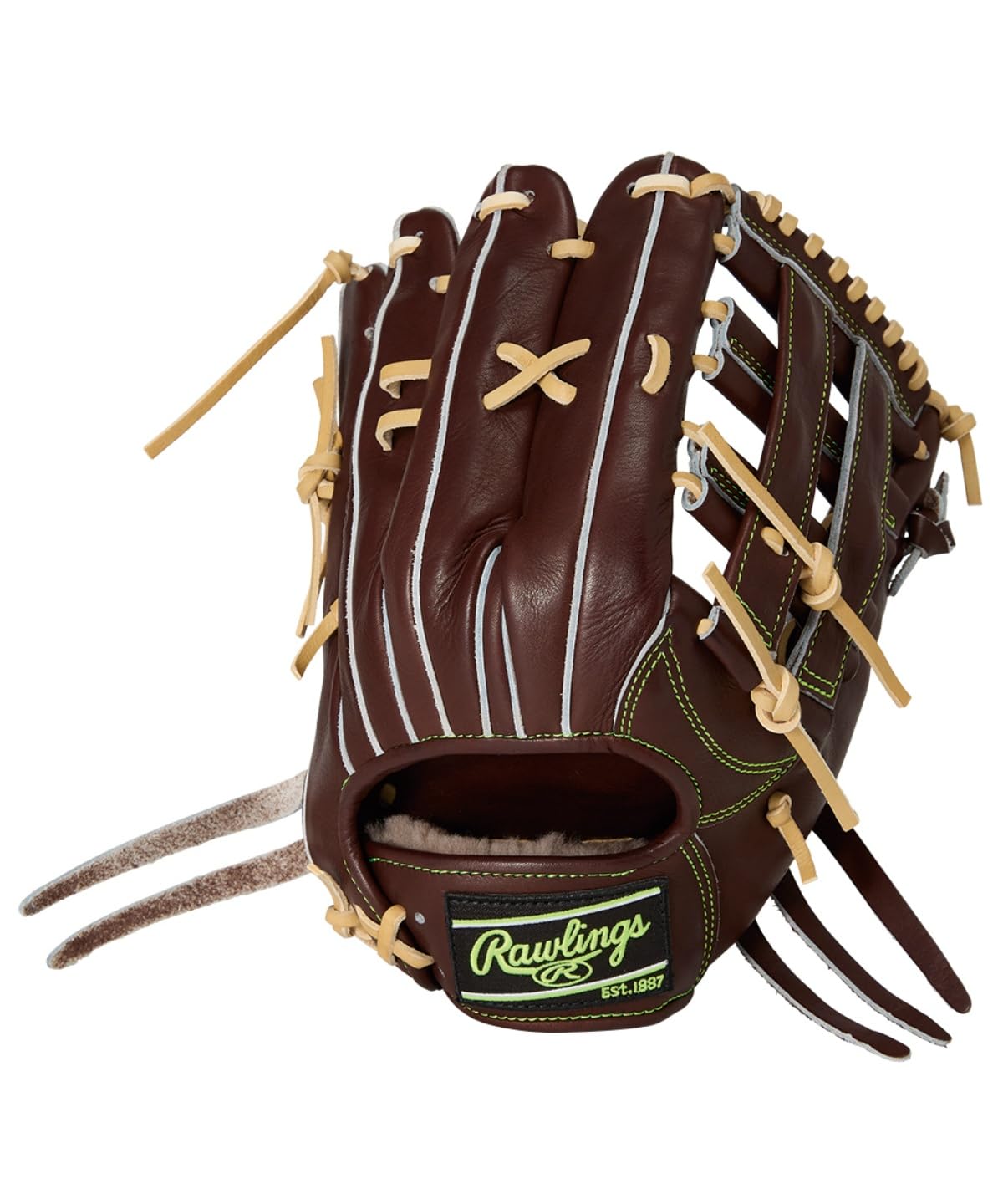 

Rawlings PREMIUM GH5HPB88 Baseball Throw HOH® Glove, Hardball, Outfielder s, Espresso, 12.5 inches, Right-Handed