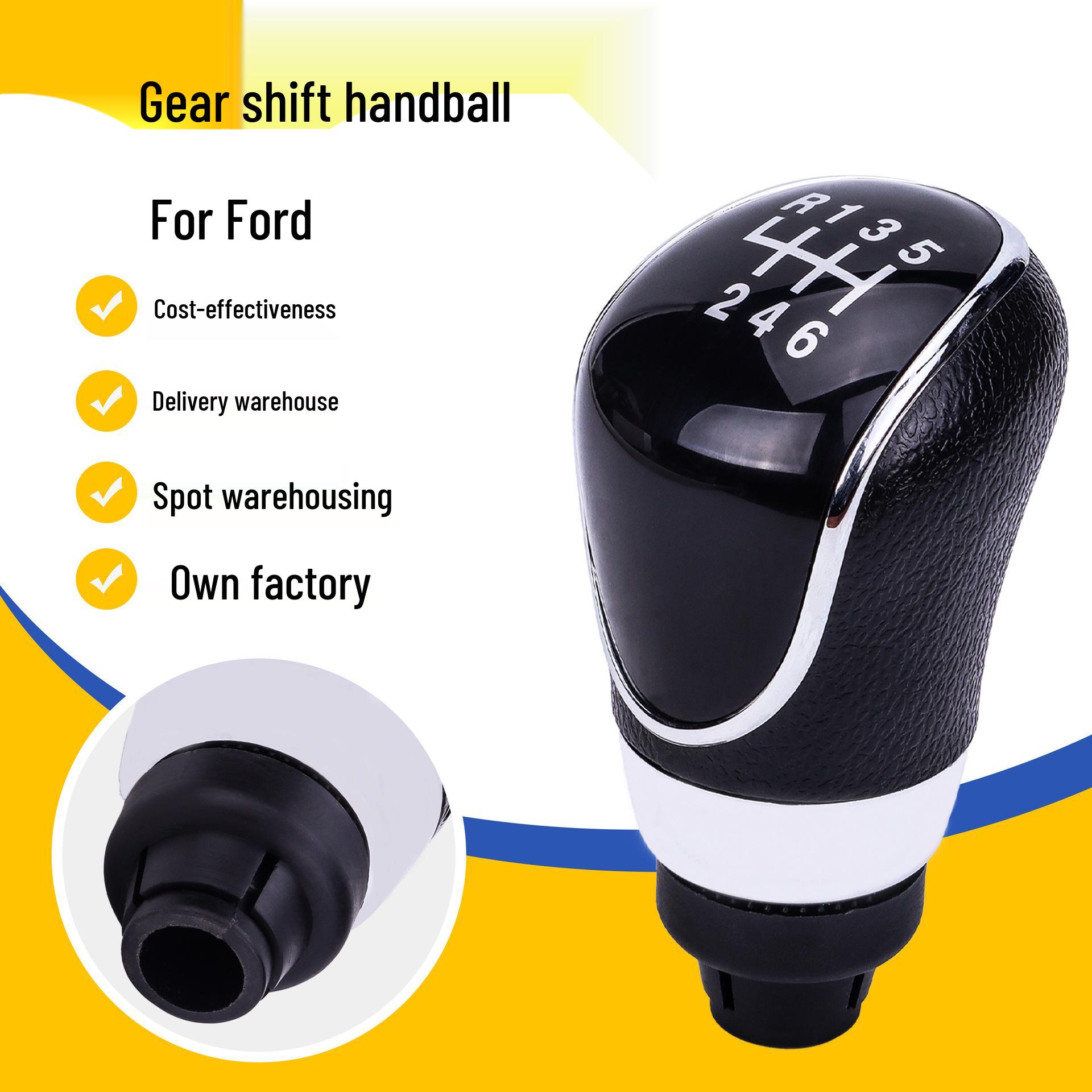 Ford Fiesta 5/6-Speed Gear Shift Knob & Dust Cover Set 6 Speed