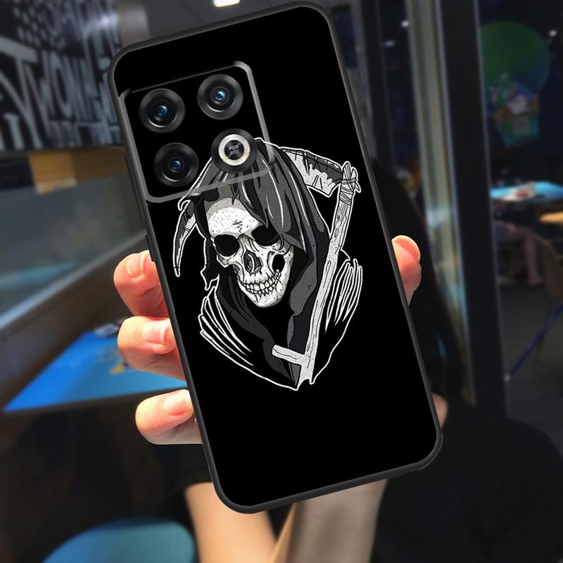 Grim Reaper Skull Skeleton Case For OnePlus 10 9 Pro 8T 9RT 10T Ace OnePlus Nord N10 N20 N100 N200 2T CE 2 Lite Cover