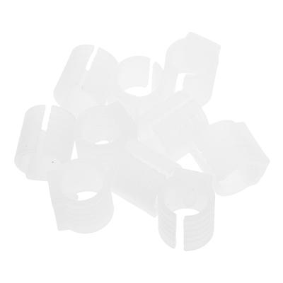 10 Pezzi Tappi Piedini Sedia Forma ad Arco 19mm a U in Plastica Scivoli per Pavimento per Parquet Piastrelle Tappeto Sgabello Slitta Gamba Mobile
