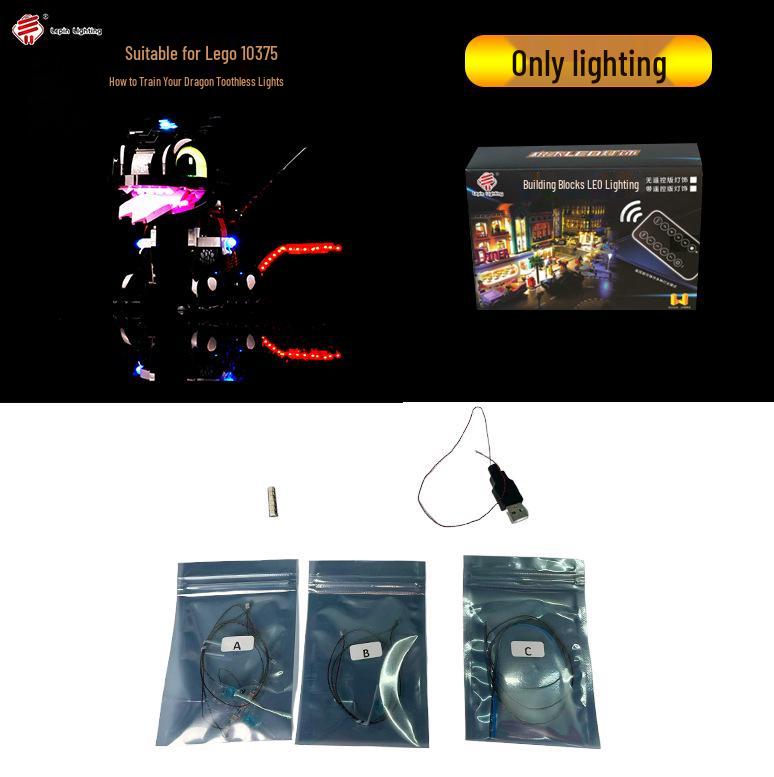 Lego 10375 How To Train Your Dragon: Toothless Night Fury LED Building Blocks