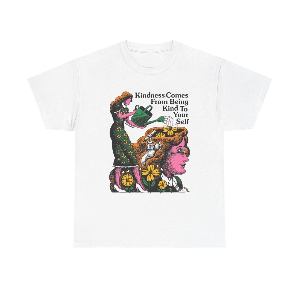 Be Kind To Yourself Graphic T Shirt Unisex Heavy Cotton Tee Gift Vintage Unisex T-Shirt S