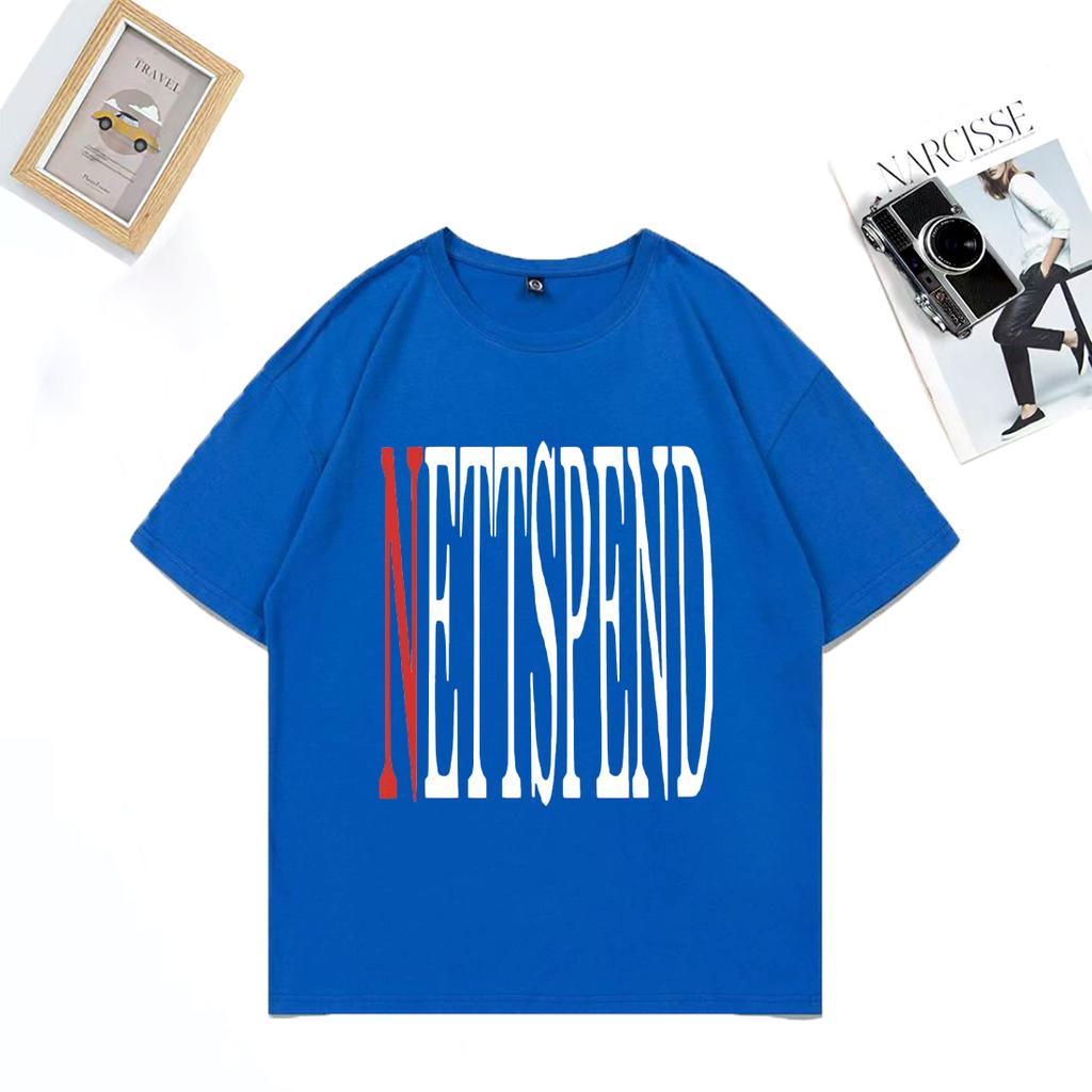NETTSPEND TOUR Abbigliamento NUOVO Unisex Hip Hop streetwear T-shirt vintage oversize 100% cotone manica corta Moda Unisex T-shirt