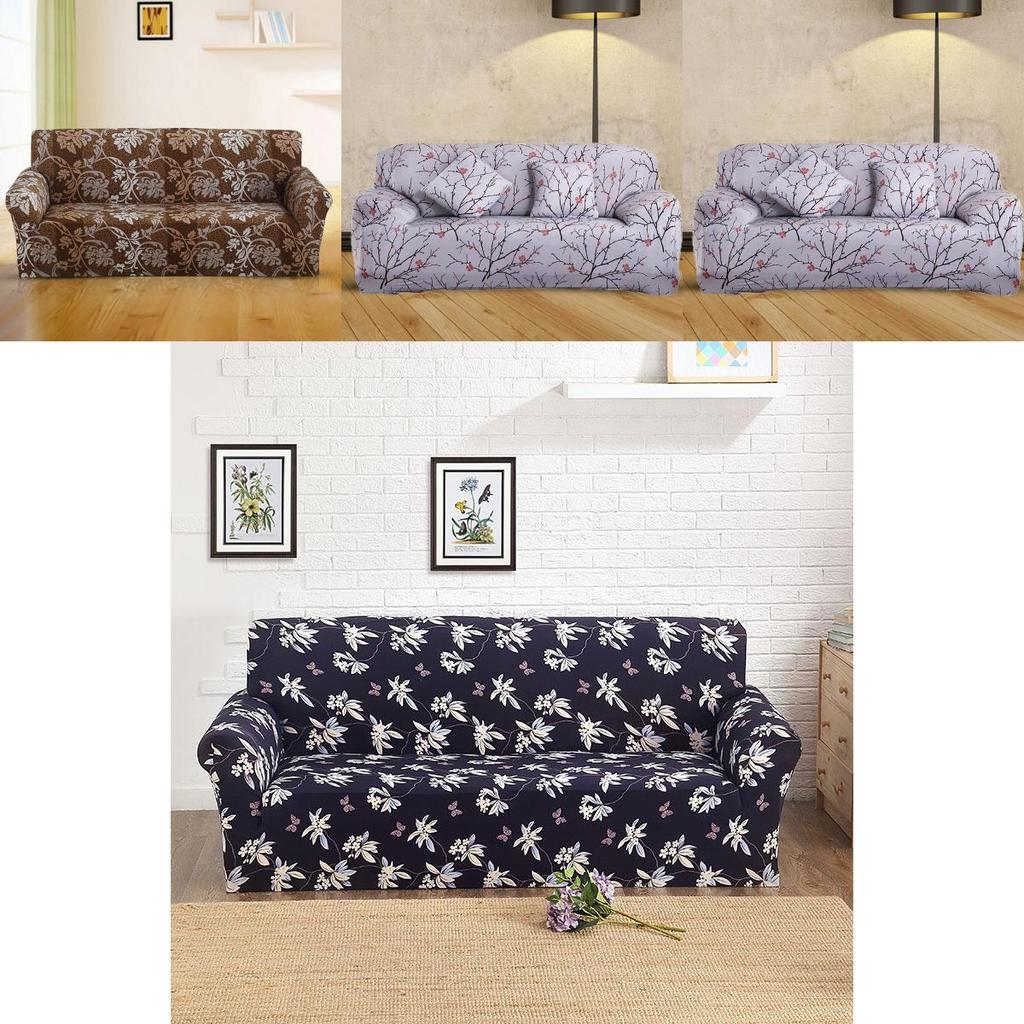Slipcover Sofa Loveseat Chair Furniture Cover Floral Armchair Couch Covers