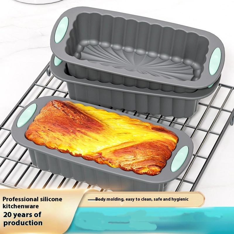 Baking Pan Silicone Mold Large Rectangular Toast Box Cake Mousse Mold High Temperature Kitchen Supplies