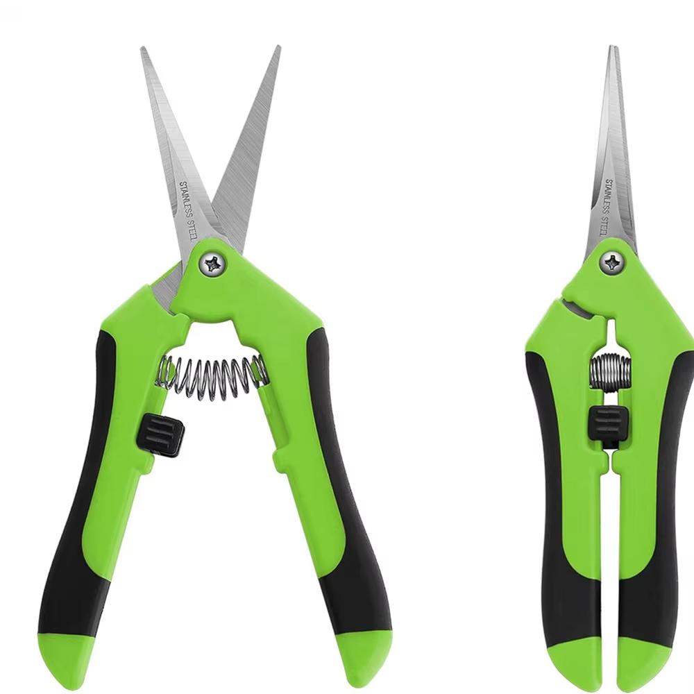 

1 шт 16,5 см садовые ножницы ручной секатор секатор ножницы для обрезки с прямыми локтевыми лезвиями из нержавеющей стали для растений