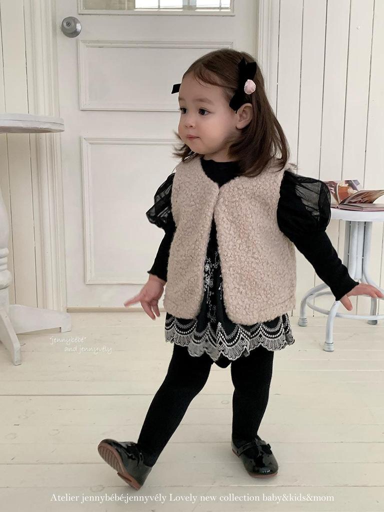 Frühling 2026 Hepburn-Stil Baby-Mädchen Stramplerkleid – Stilvoller Bestickter Prinzessinnen-Body