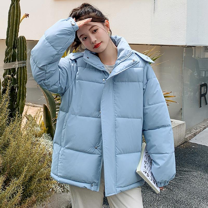 Down Cotton-padded Jacket Women's Short New Thick Cotton-padded Clothes and Bread Clothes Korean Version of Loose Cotton-padded Winter Coat