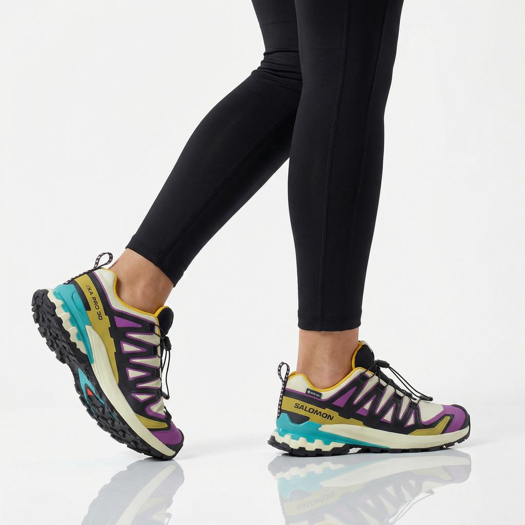 Salomon XA PRO 3D V9 GTX W - GORE-TEX - Damen Wanderschuhe Trail-Running Schuhe 478822 ORIGINAL