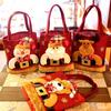 Christmas Tote Gift Bags Christmas Eve Bag with Apples Gift Bags Candy Bags Cloth Bags Decoration Christmas Decoration