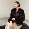 Imitation mink coat female Russian imported farmer imitation sable fur coat short young celebrity winter