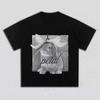 T-shirt Grafica Petali Ariana Grande Vintage Cotone Unisexs Unisexs T-shirt Estiva Streetwear