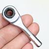 Mini Ratchet Wrench Comfortable Grip High Torque Output Multifunctional Bit Compatibility Hexagonal Handle Wrench Manual Tightening Tool