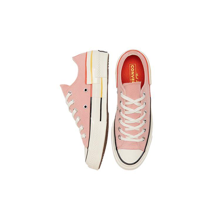 Converse  Chuck 70 Low Colorblock - Pink Quartz Women Sneakers Bright-Poppy Egret 570788C