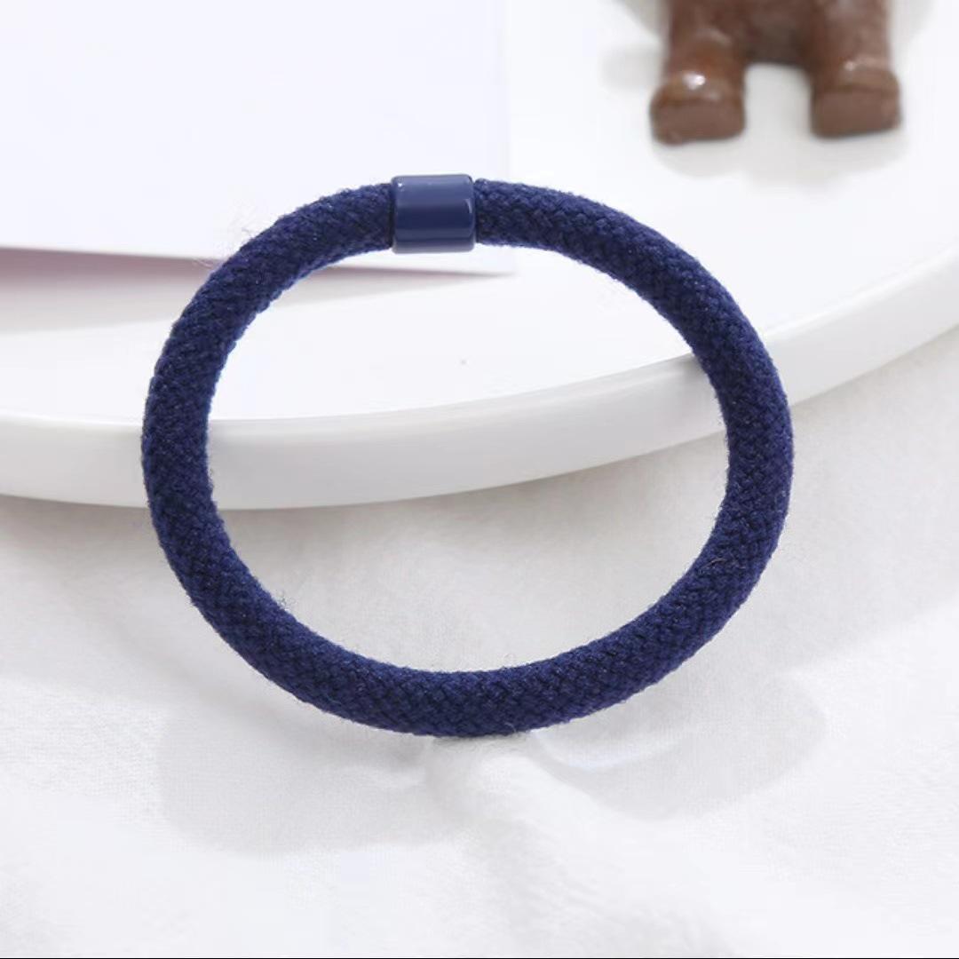 

Корейский стиль толстая эластичная нейлоновая повязка для волос с бусинами