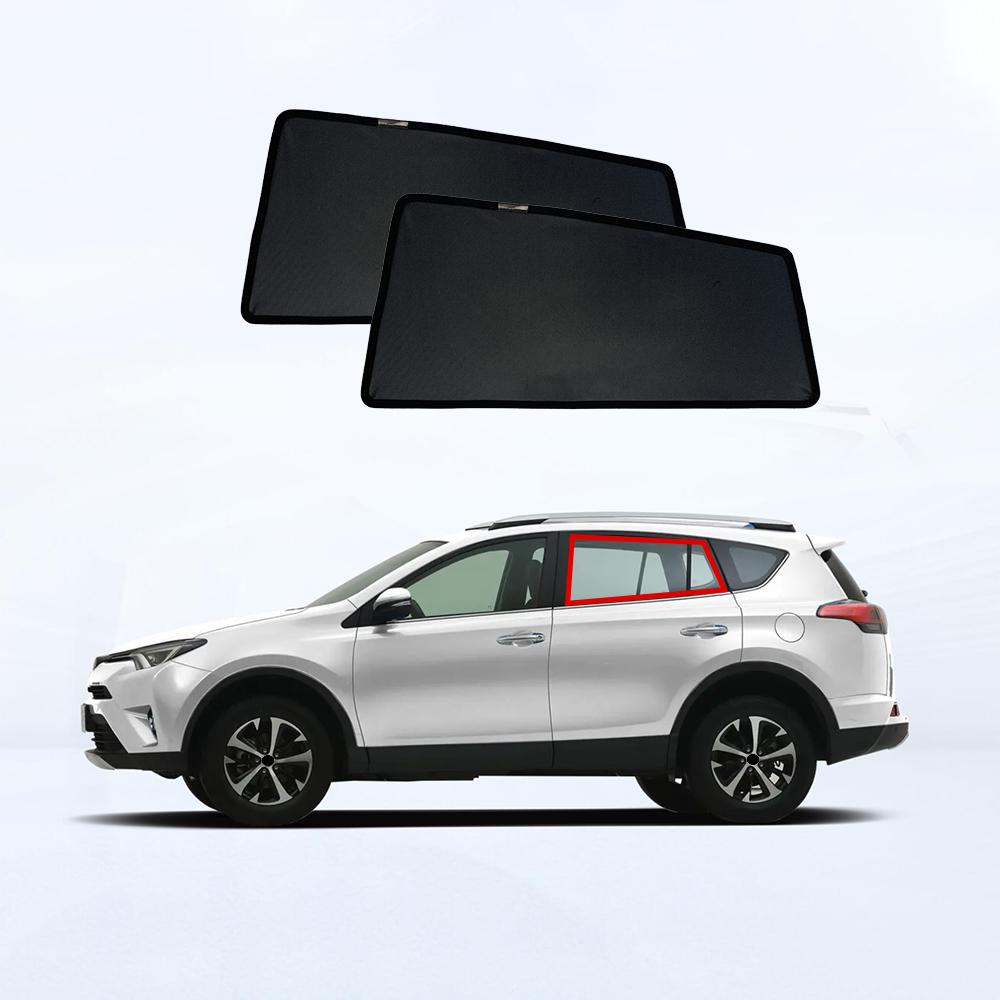 Magnetic Car Side Window Sunshades For Toyota RAV4 XA40 (2014-2019) For Rear Passenger Privacy Auto Window Sun Protection SHADESWindshield Sunshades