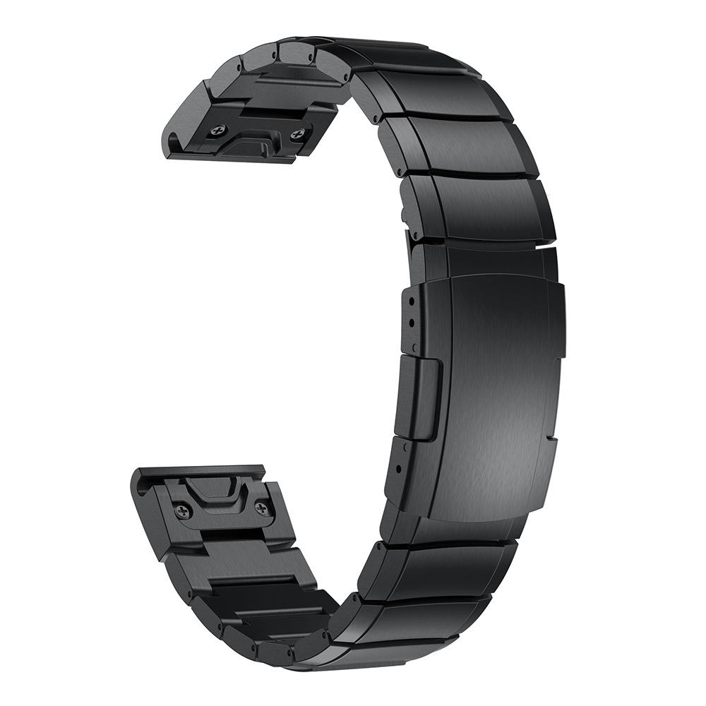 

KALEBOL KLB-YZBXG-001 For Garmin Fenix 7/7 Pro Stainless Steel Watch Band QuickFit 22mm Replacement Watch Strap Gold