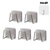 Kitchen Stainless Steel Sink Shelf Sponge Support Adhesive Drainage Pipe Drying Rack Wall Hanging Hook Accessories Organizer