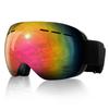 SUPTMAX Ski and Snowboard OTG Wide Field of Spherical UV Glasses and Lightweight and for Men and Hiking or Skiing VLT Goggles, 240° View, Dual-Layer