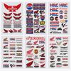 FOR HRC H WING Waterproof Reflective Motorbike Stickers Easy Peel Removable Decals for Motorcycle Car