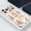 Travel Route Pattern Phone Case For iPhone 17e 17 16 15 14 Pro Max 14 13 Pro 16 Shockproof Clear TPU Soft Card Slot Pocket Cover
