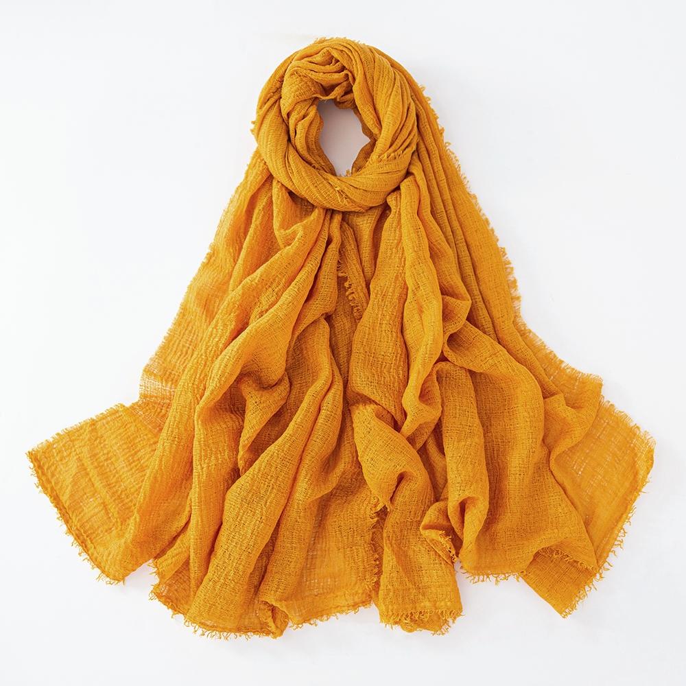 47 Colors Winter Hijab Fluffy Cotton Polyester Scarf Soft Pashmina Warm Neck Wrap Women Plain Fashion Cosy Shawl Shemagh