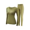 Women's Ultra-Thin Skin-Friendly Slimming Base Layer Set for Autumn/Winter: High Elasticity, Plus Size