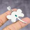 Natural Santa Rosa Turquoise Gemstone 925 Sterling Silver Pendant 2.21" M4I37