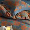 Retro Cotton Four-Piece Set: Yarn-Dyed Jacquard Bed Sheet & Duvet Cover for All Seasons