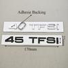 For tt 40 TFSI A3 A4 A5 Q3 Q5 45 TFSI A4 A5 A6 A7 Q5 Q7 Q8 Exterior Accessories ABS Car Letters Rear Trunk Badge Emblem Decals