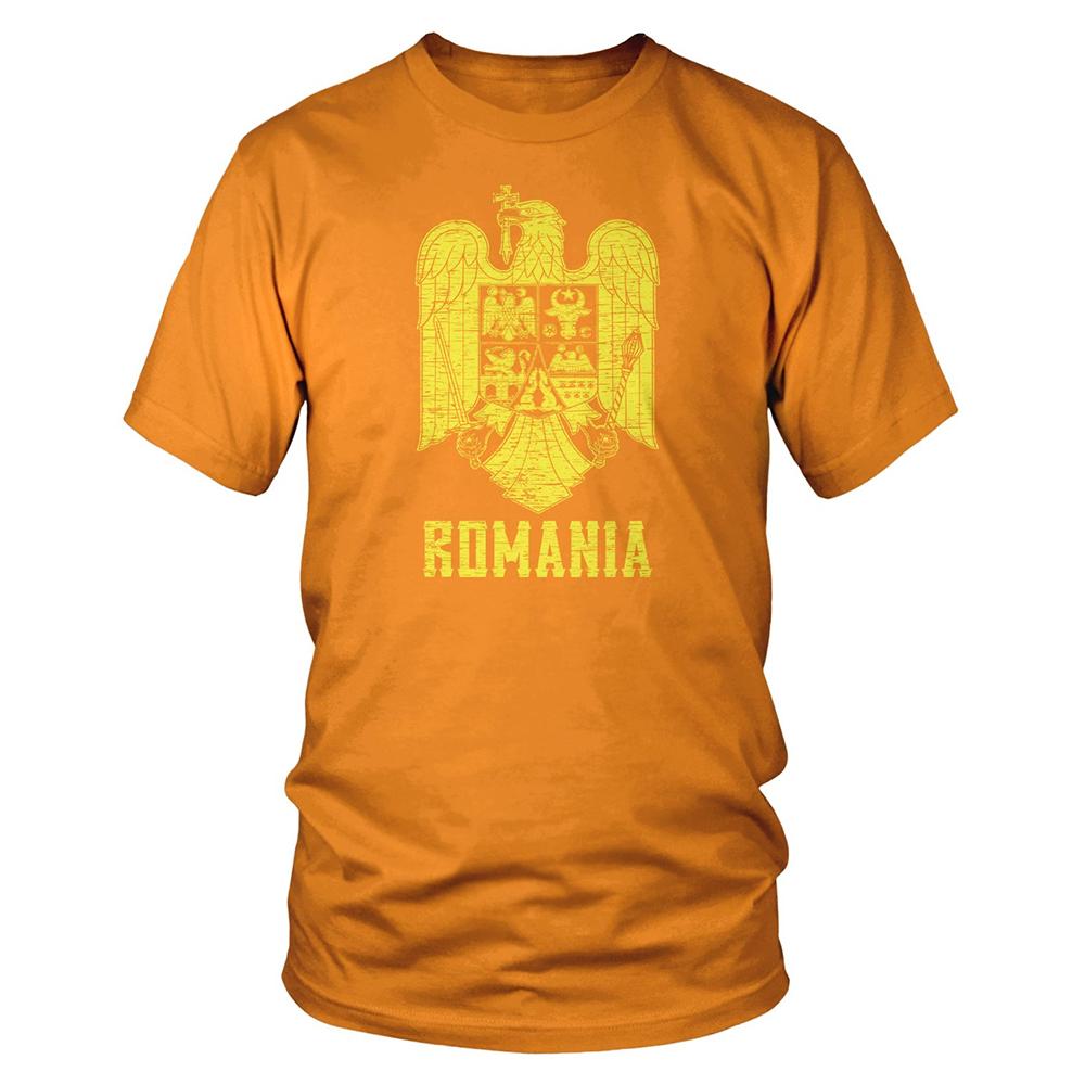 RoUnisexia Eagle Coat Of Arms Tshirt RoUnisexian Flag Graphic T Shirt For Unisex Clothing Fashion Streetwear Unisexs Quick Dry Tshirt Tee