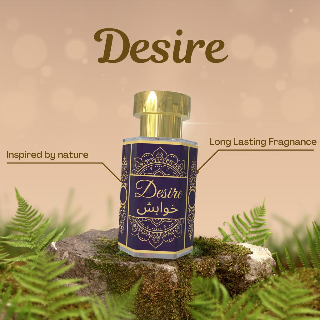 Desire Attar – Premium Unisex Perfume Oil – Long Lasting – Non-Alcoholic – Rich Oriental Fragrance
