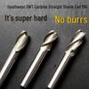 High-Speed Steel Keyway Milling Cutter: 2, 3, 4 Flute Straight Shank End Mill (White Steel)
