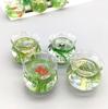 Miniature Food Toys 1:12 Dollhouse Accessories Simulation Glass Goldfish Tank