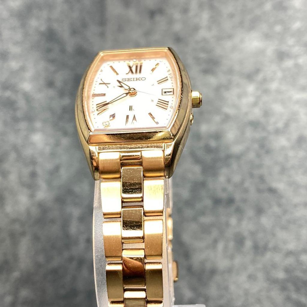 Used SEIKO LUKIA Women's Watch Gold Color