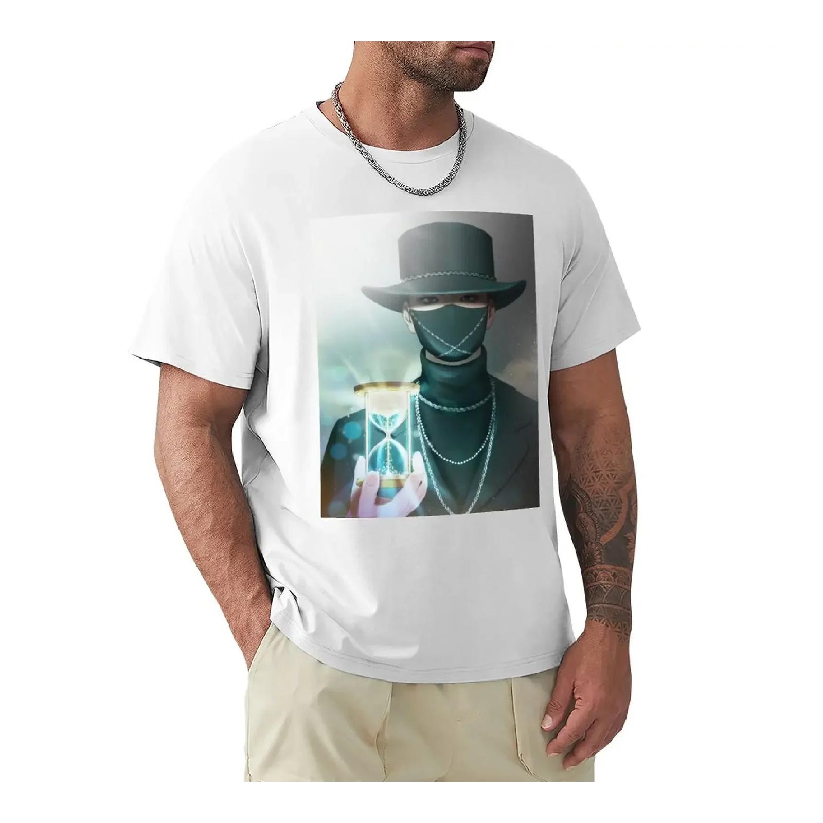 Ateez Hongjoong Zero Fever T-Shirt kawaii clothes korean fashion vintage Men s cotton t-shirt S чёрный