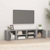 819449 vidaXL TV Stands 2 Pcs Sonoma Grey 80x31.5x36 Cm Engineered Wood